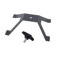Equinox Batten Floor Standing Bracket (Single) - Black