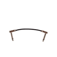 Ernie Ball 3in Single Flat Ribbon Patch Cable - Black (7.62cm / 3in)