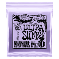 Ernie Ball Ultra Slinky Nickel-Wound Electric Guitar Strings (10-48 Gauge)