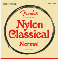 Fender Classical Nylon Tie-End Guitar Strings - 100 Clear Gauge (.028 - .043)