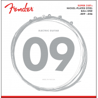 Fender Super 250 Nickel Plated Steel Guitar Strings - 250LR Gauge (.009-.046)