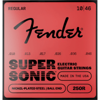 Fender Super 250 Nickel Plated Steel Guitar Strings - 250R Gauge (.010-.046)