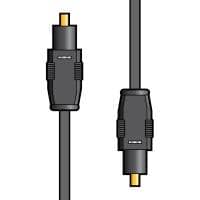 AV Link Fibre Optic Toslink to Toslink Lead 2.5m - Black