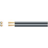Mercury Figure 8 Loudspeaker Cable (100m), 2.5amp, 2 x (13 x 0.2mmØ) - Black