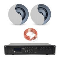 Inta Audio Home/Office Music System with 2 Ceiling Speakers