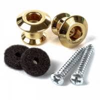 Jim Dunlop Strap Buttons - Dual Design - Gold