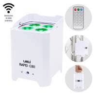 LEDJ Rapid QB1 RGBA IP (White Housing) Outdoor Lighting