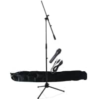 NJS Microphone Kit with Stand, Clip & 3m XLR Cable 