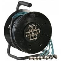 Pulse 8 Way 25m 6/2 XLR Multicore Drum Stage Box