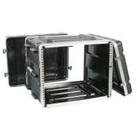 Pulse ABS-8U 19" 8U Rack ABS Flight Case