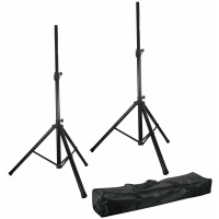 Pulse Twin Adjustable Speaker Stands Kit with Carry Bag - SSKIT1