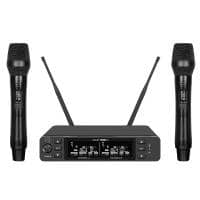 Q Audio Q-Audio QWM 1960 V3 True Diversity Dual Wireless Handheld Mic System (606-614MHz)