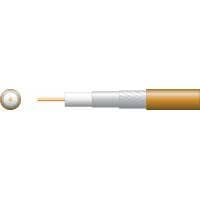 Mercury RG6 Coaxial Cable 100m Brown, 75 Ohms, Foam Filled - Aluminium Braid