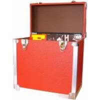 Steepletone 12" Vinyl Record Storage Box - Red