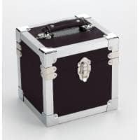 Steepletone 7" Vinyl & CD Storage Carry Case - Black