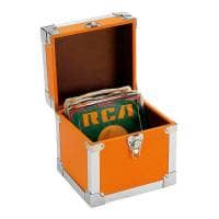 Steepletone 7" Vinyl & CD Storage Carry Case - Orange