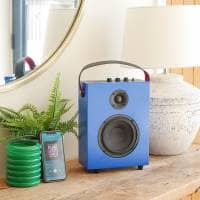Steepletone REDEFY - High Power Luxury Bluetooth Speaker (Retro Pop Blue)