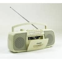 Steepletone SCR315S - Retro MW/FM Radio Cassette Player and Recorder - CREAM