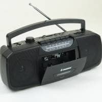 Steepletone SCR315S - Retro MW/FM Radio Cassette Player and Recorder