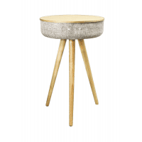 Steepletone Tabblue Bluetooth Table Speaker in Light Wood