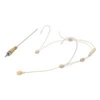 W Audio Adjustable Headset Microphone - 3-Pole Locking Jack (for Sennheiser & Trantec Systems)