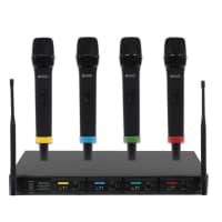 W Audio RM Quartet Quad Handheld Wireless Mic System