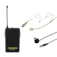 W Audio RM Quartet Tie Clip / Lapel Beltpack Kit (863.01Mhz)