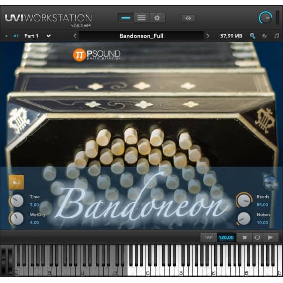 PSOUND Bandoneon Virtual Instrument (Serial Download)