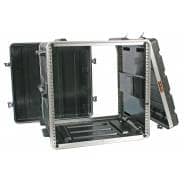 Pulse ABS-10U 19" 10U Rack ABS Flight Case 