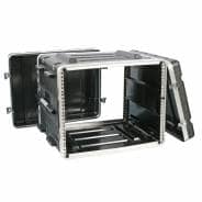 Pulse ABS-8U 19" 8U Rack ABS Flight Case