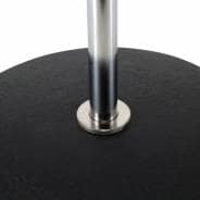 Pulse Round Base Microphone Stand, Chrome Finish - PLS00056