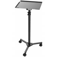 Pulse Wheeled Laptop and Projector Floor Stand - Black
