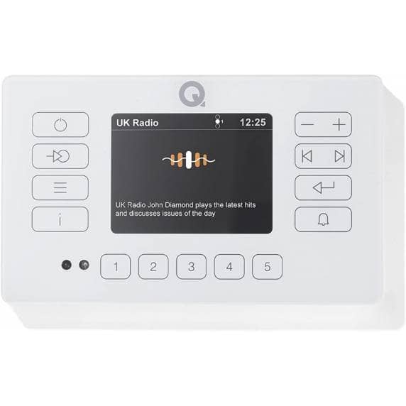 Q Acoustics E120 White DAB & Bluetooth HiFi System