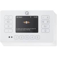 Q Acoustics E120 White DAB & Bluetooth HiFi System