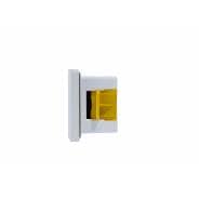 Q Acoustics E60 Bluetooth In-Wall Amplifier (White) & 2x Q Install Qi65CB Speakers