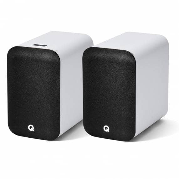 Q Acoustics M20 Bluetooth Bookshelf Speakers, Pair (White)