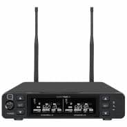 Q-Audio QWM 1960 V3 True Diversity Dual Wireless Handheld Mic System (606-614MHz)