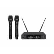Q-Audio QWM 1960 V3 True Diversity Dual Wireless Handheld Mic System (863-865MHz)