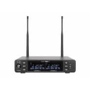 Q-Audio QWM 1960 V3 True Diversity Dual Wireless Handheld Mic System (863-865MHz)