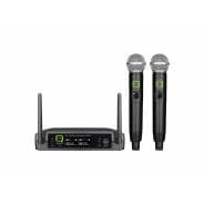 Q Audio QWM11 V2 Dual Wireless Handheld Mic System 863.1/864.1MHz