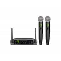 Q Audio QWM11 V2 Dual Wireless Handheld Mic System 863.7/864.9MHz