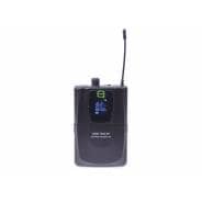 Q-Audio QWM1950 Dual UHF Wireless Mic System + Handheld & Beltpack (606.5-613.5MHz)