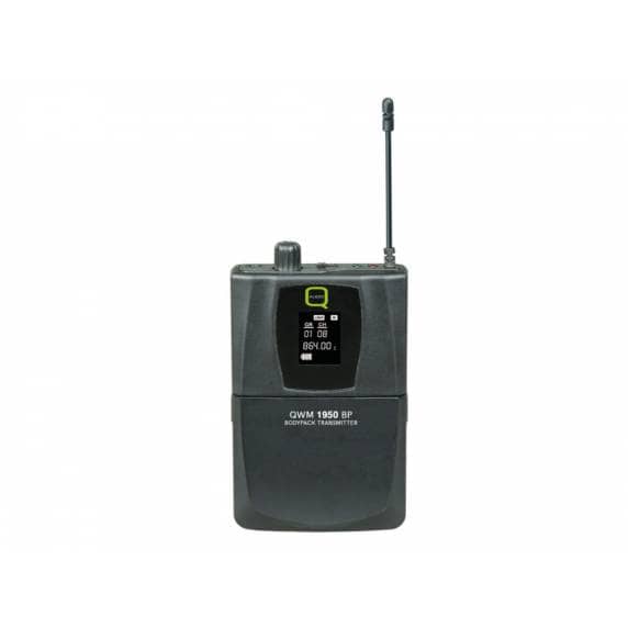Q-Audio QWM1950ZBP - UHF Wireless Beltpack Transmitter (863-865MHz)