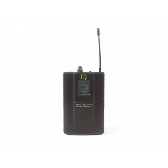 Q-Audio QWM1960TB V2 - UHF Wireless Beltpack Transmitter (863-865MHz)