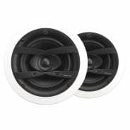 Q Install QI65CW 6.5" High-Performance Waterproof Ceiling Speakers (Pair) 