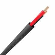 QED QX16/2 - 2 Core Outdoor Speaker Cable - Black (Per Metre)