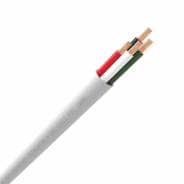 QED QX16/4 - 4 Core Flame Retardant Speaker Cable - White (50 Metres)