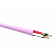 QED QX16/4 - 4 Core Low Smoke LSZH Speaker Cable - Pink (50 Metres)