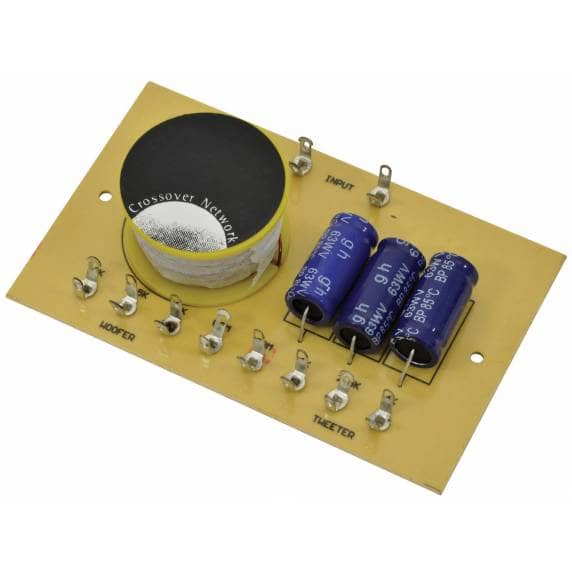 QTX 2-Way Passive Crossover 6dB, 8 Ohm, 100W, 2/2.5/4kHz