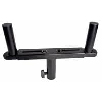 QTX Adjustable Twin 35mm Pole Mount T-Bar Adaptor